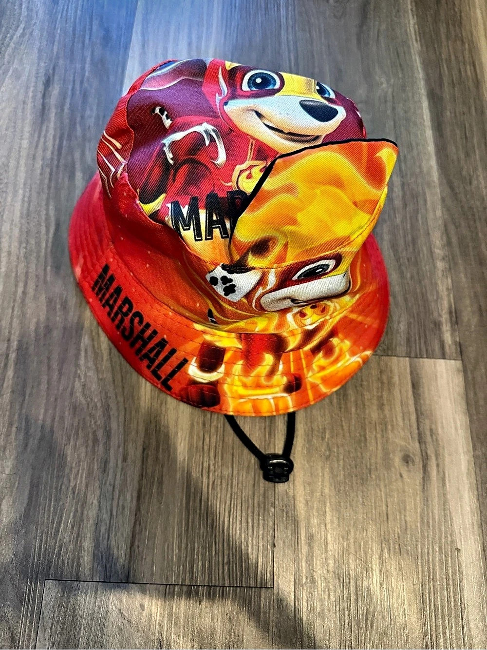 Paw Patrol Marshall Bucket Hat Kids Red & Orange
